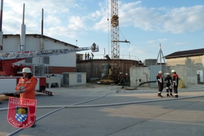 Übung 04. Mai 2011: Proben für den Ernstfall - Biogasanlage