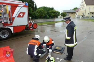 Leistungsprüfung 06. Juni 2011: Die Gruppe im Hilfeleistungseinsatz