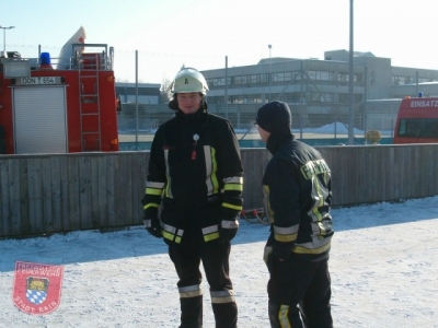 Übung Eisrettung