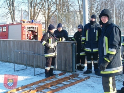 Übung Eisrettung
