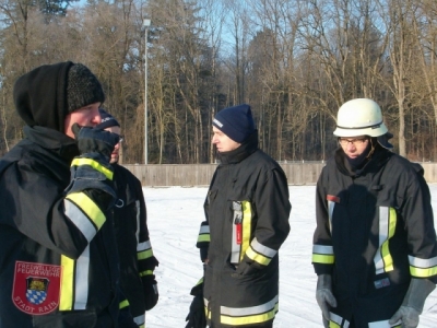 Übung Eisrettung