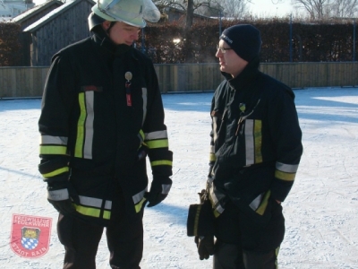 Übung Eisrettung