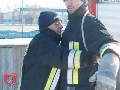 Übung Eisrettung