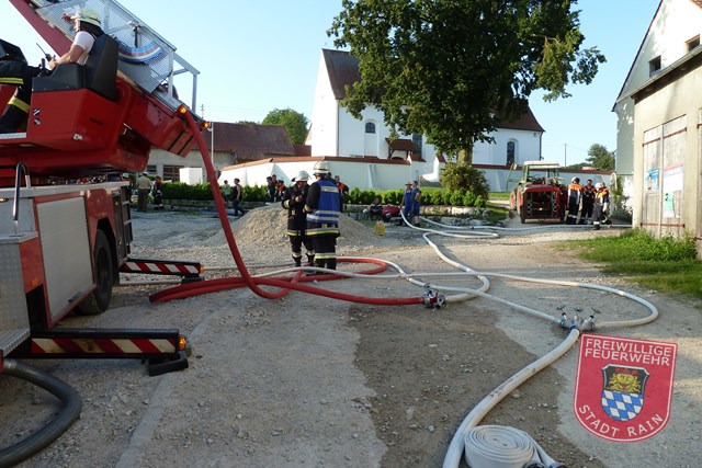 Einsatz Nr.38/2013:  Brand bei sengender Hitze: Widrige Umstände, selbstlose Hilfe