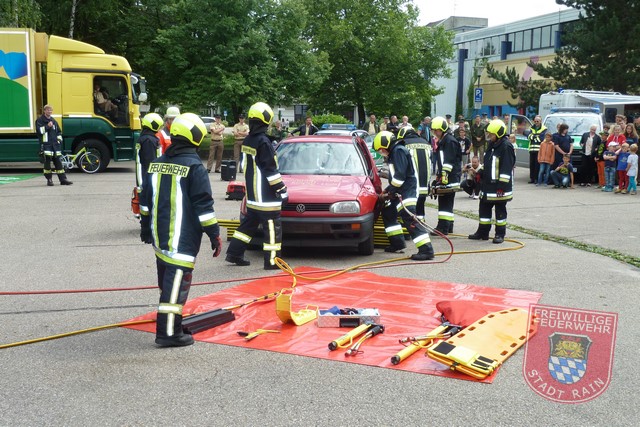 Verkehrssicherheitstags für die Rainer Schulen