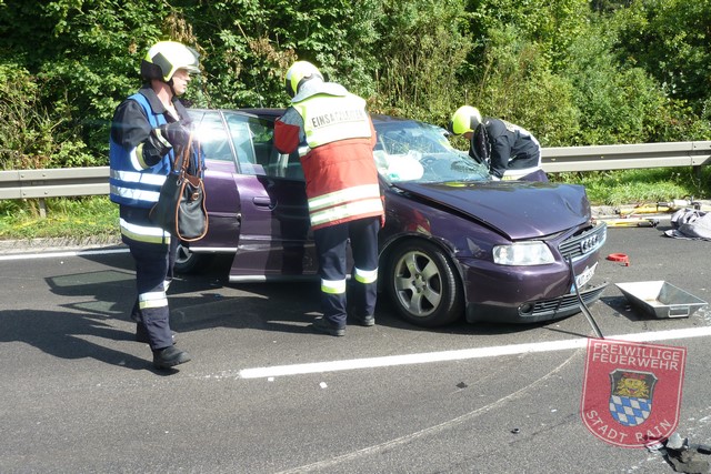 Einsatz Nr.57/2016: Frau unterzuckert: Unfall mit hohem Schaden