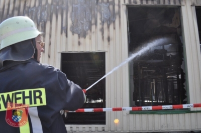 Brand Terrasan - Der Schaden